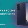 Galaxy z fold 6 new image-generating ai tool