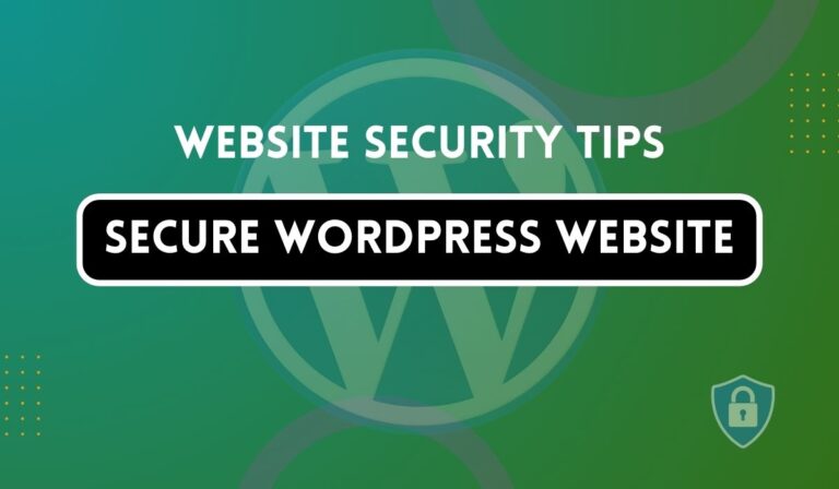 How to secure wordpress website